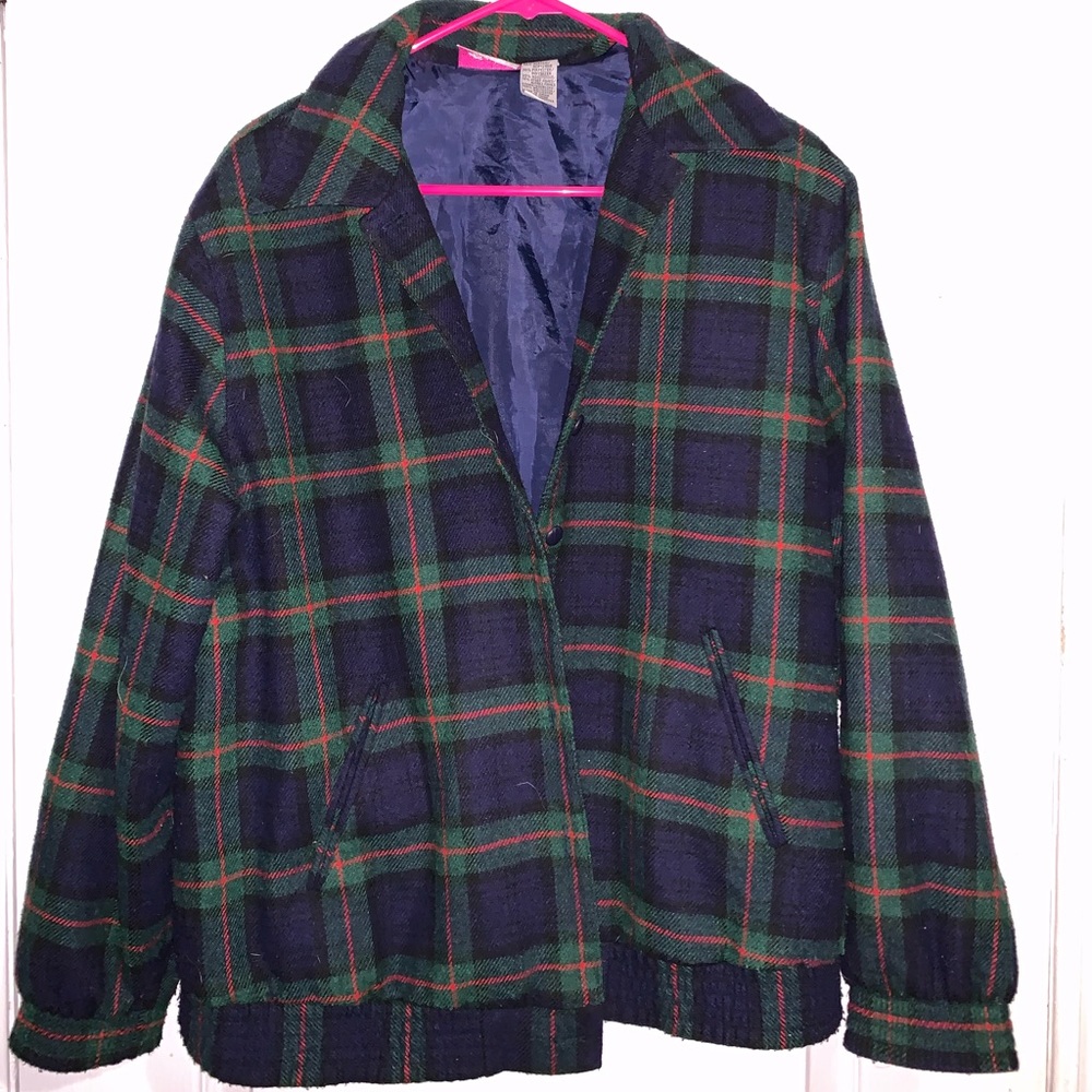 plaid jacket